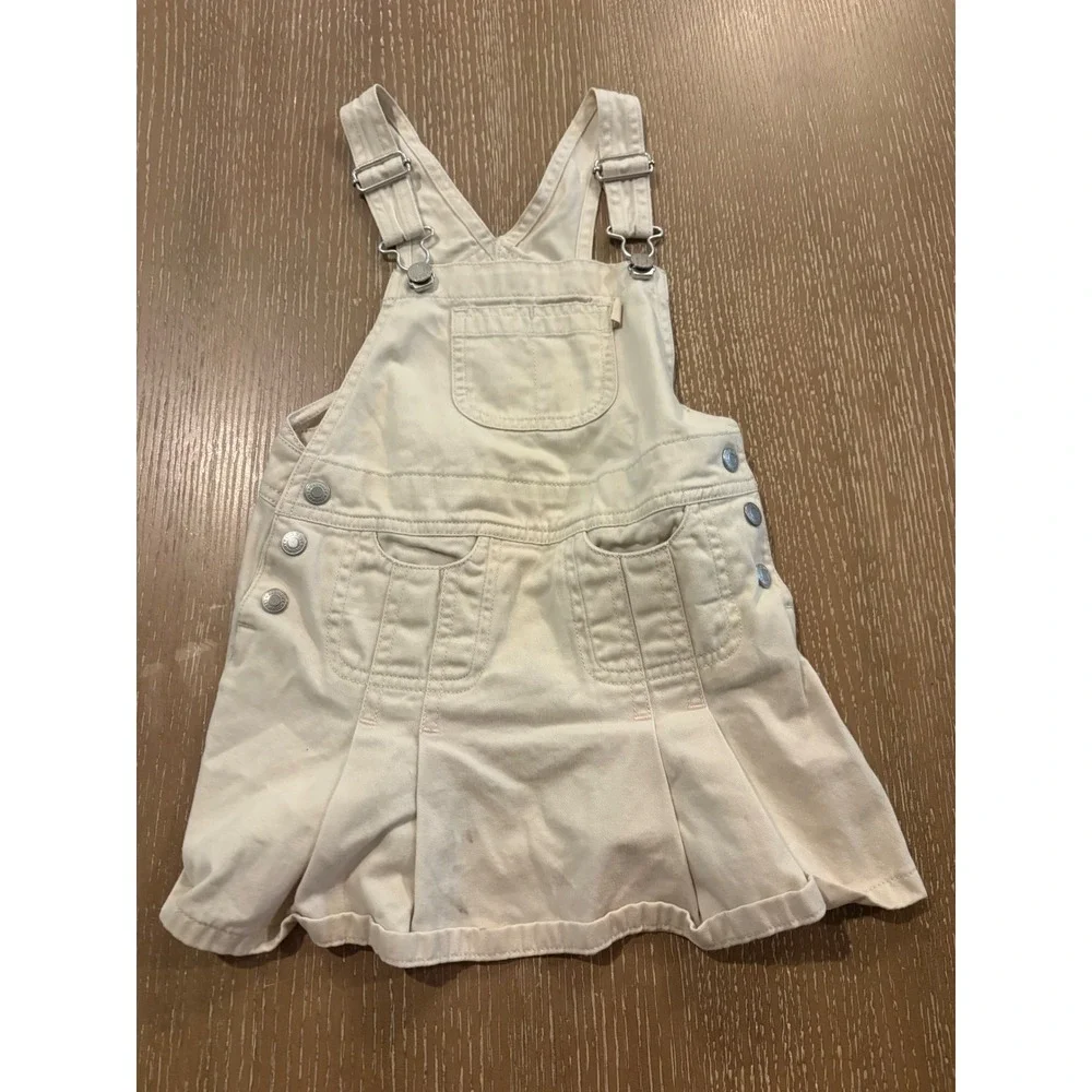 Girls 3T Dress Overall Lot OshKosh Old Navy Tulle Denim 3Pc Bundle
